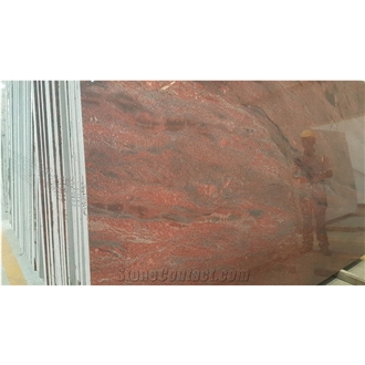 Romantica Red Granite Blocks