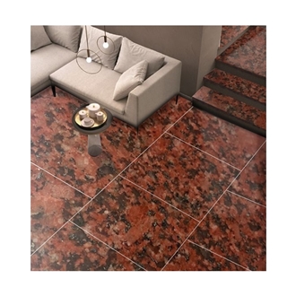 Ruby Red Granite Kitchen Countertop, Island Top