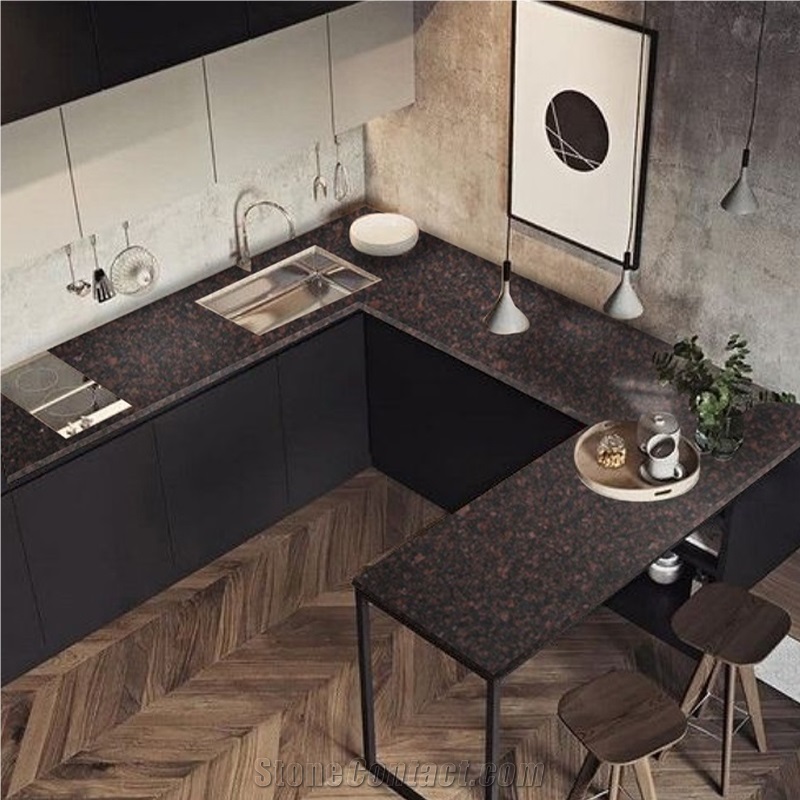 Tan Brown Granite Kitchen Tops Design