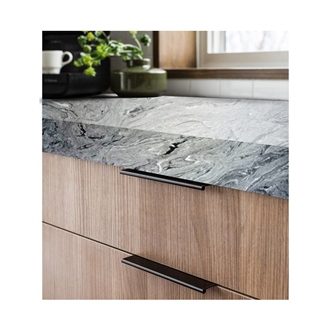 Viscont White Granite Kitchen Top, Perimeter Countertop