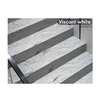 Viscont White Granite Kitchen Top, Perimeter Countertop