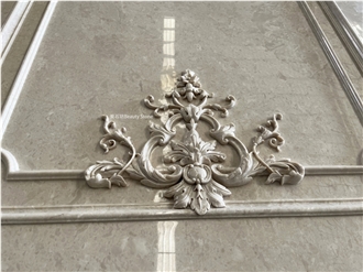 CNC Carving Natural Marble 3D Wall Decor Panels
