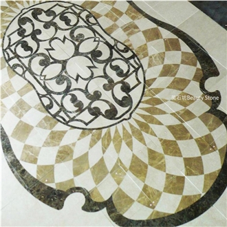 Hotel Flooring Carpet Medallions Pattern Tile