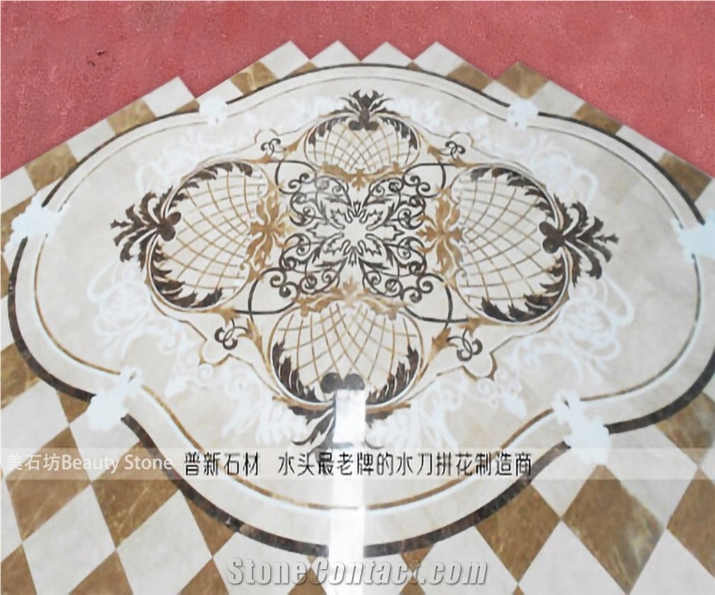 Hotel Flooring Carpet Medallions Pattern Tile