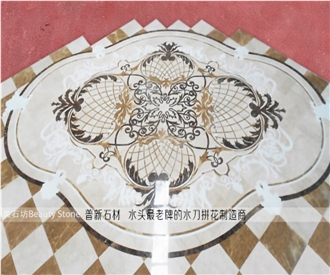 Hotel Flooring Carpet Medallions Pattern Tile