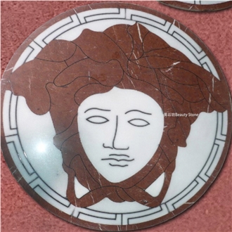 Versace Logo Design Pattern Waterjet Medallions