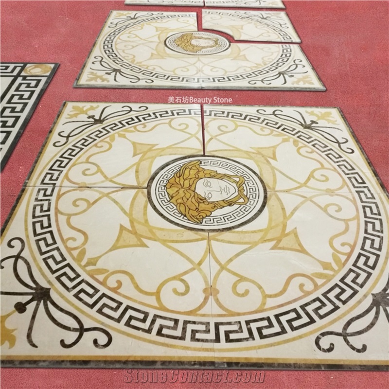 Versace Logo Design Pattern Waterjet Medallions
