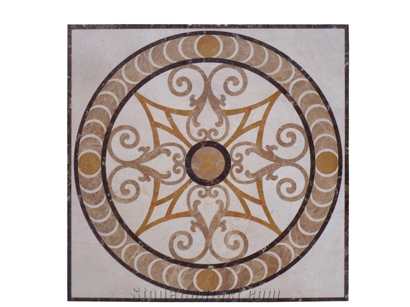 Waterjet Cutting Medallion Pieces For Decoration Tile