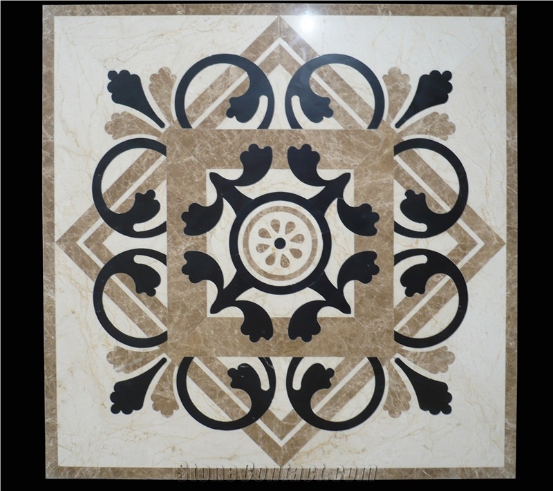 Waterjet Cutting Medallion Pieces For Decoration Tile