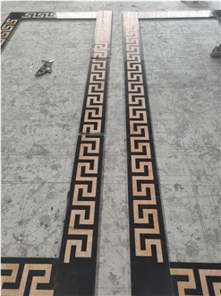 Waterjet Flooring Border Lines For Luxury Public Place