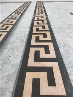 Waterjet Flooring Border Lines For Luxury Public Place