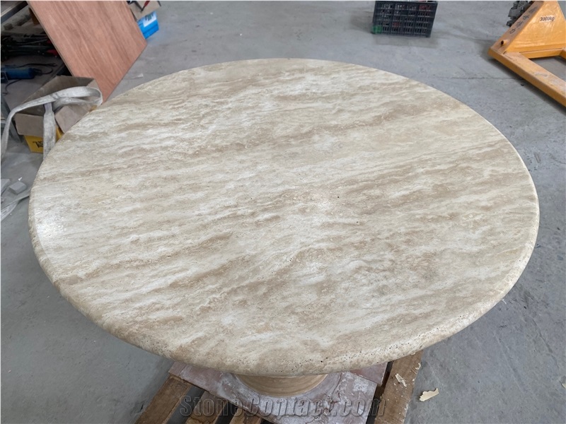 Travertine Dining Table Top