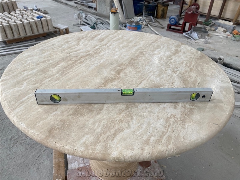 Travertine Dining Table Top