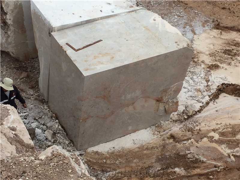 Caspian Gray Marble Blocks