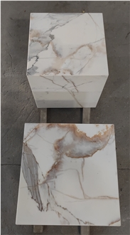 Calacatta Classic Marble Square Cafe Table