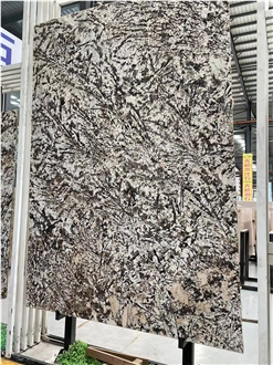 Brazil Snow Mountain Silver Fox Granite Slabs, Wall&Floor