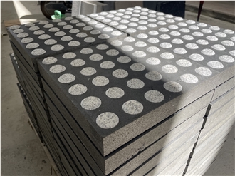 Economic&Well Designed Hainan Black Basalt Blind Pavement