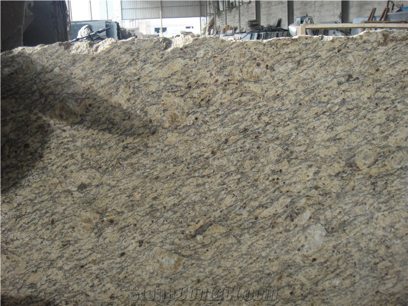 Ouro Brazil Granite Polished Slabs, Wall& Floor Tile