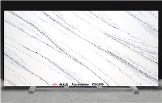 Aquamarine CSQ289 Quartz Slabs Aquamarine CSQ289 Quartz Slabs