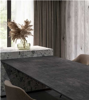 Barcelona Cement Dark Grey  Sintered Stone Slabs