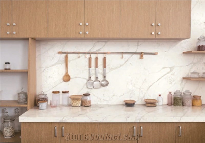 CALACATTA ELSA Quartz Slabs