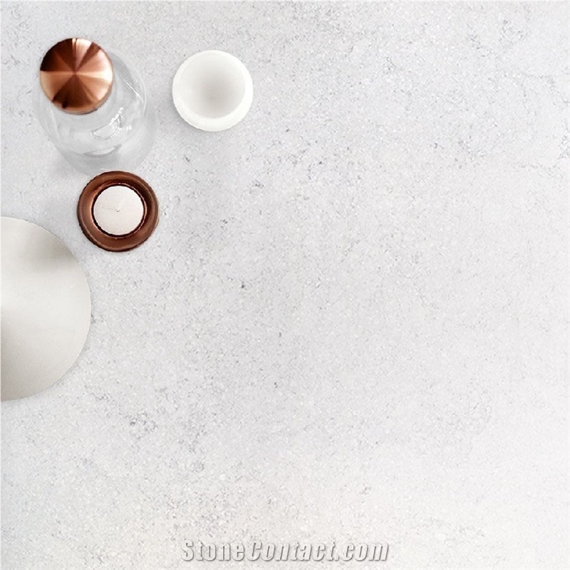 Glacier Concrete Quartz Slabs