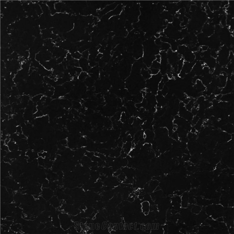 Mystic Black Quartz Slabs