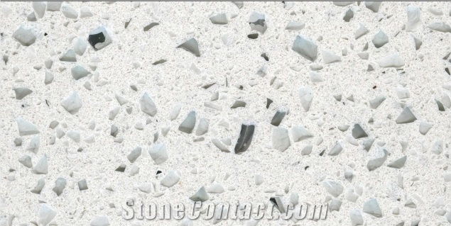 White Crystal Quartz Slabs