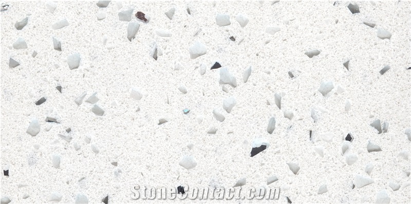 White Galaxy Quartz Slabs