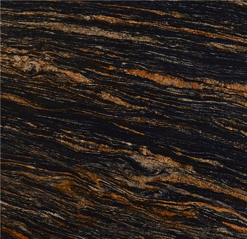 Black-Fusion Granite Slabs