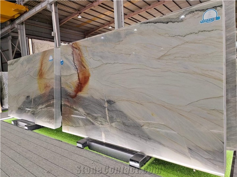 Cristallo Del Mare Quartzite Slabs