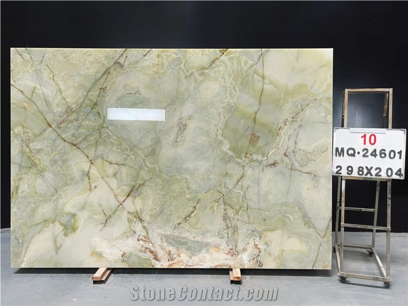Green Onyx Slabs Polished