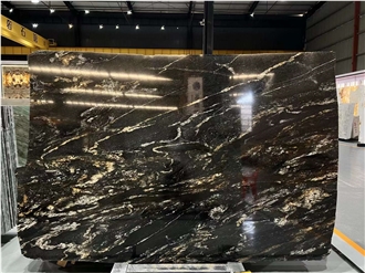 Titanium Black Granite Slabs
