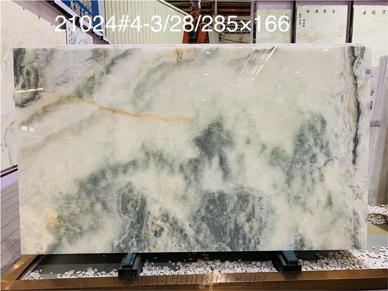White Snow Onyx Slabs