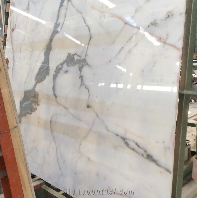 Calacatta Gold Artificial Stone Slabs Smooth And Flat