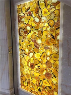 Colorful Red Agate Semiprecious Stone Slabs With High Quality
