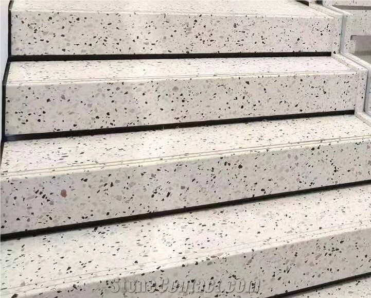 New Various Terrazzo Staircase Steps And Risers