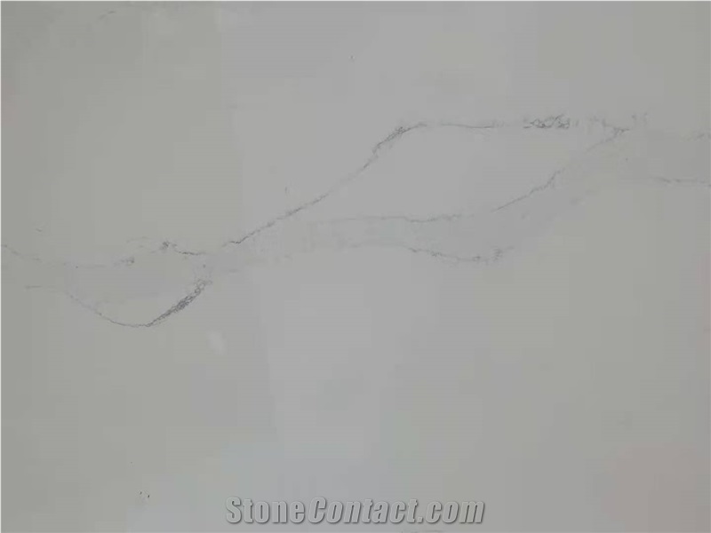 Pure Artificial Pinkish White Quartz Slabs
