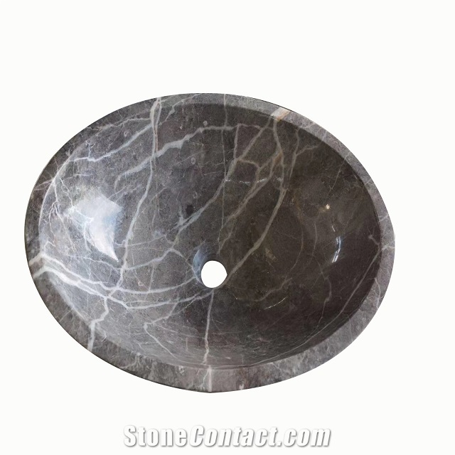 Carso Grey Marble Basin With High Quality