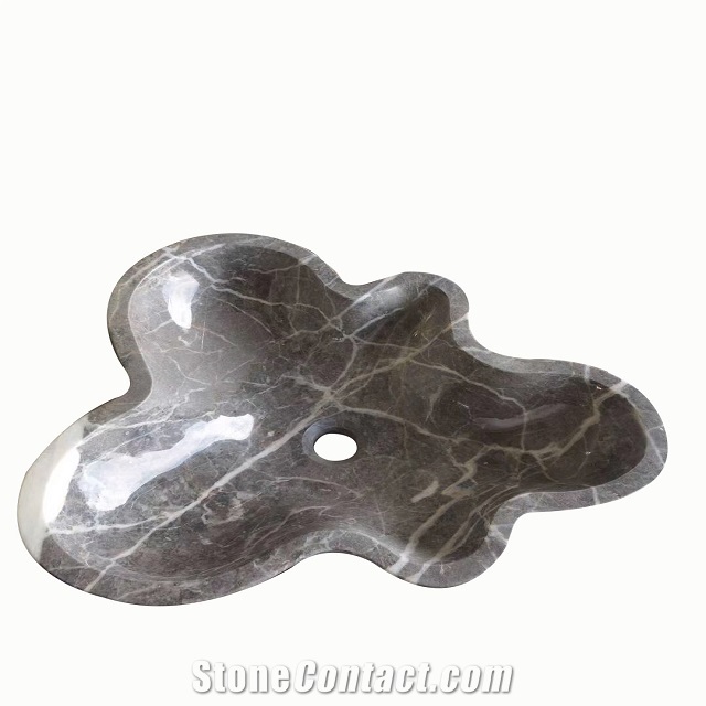 Carso Grey Marble Basin With High Quality