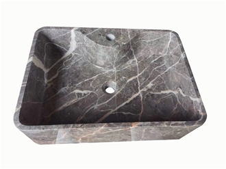 Carso Grey Marble Basin With High Quality