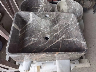 Carso Grey Marble Basin With High Quality