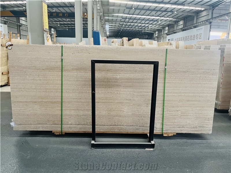 Italy Roman Travertine - Travertino Romano Bianco Slabs