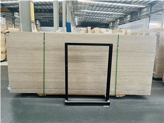 Italy Roman Travertine - Travertino Romano Bianco Slabs
