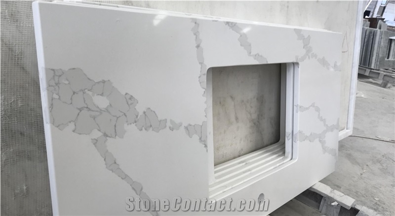 Calacatta White Vietnam  Engineered Stone Slabs
