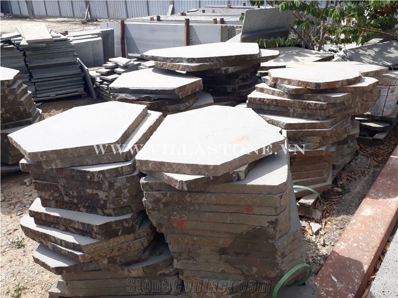 BASALT NATURE D400 ~ 500 * 50MM Slabs From VIETNAM