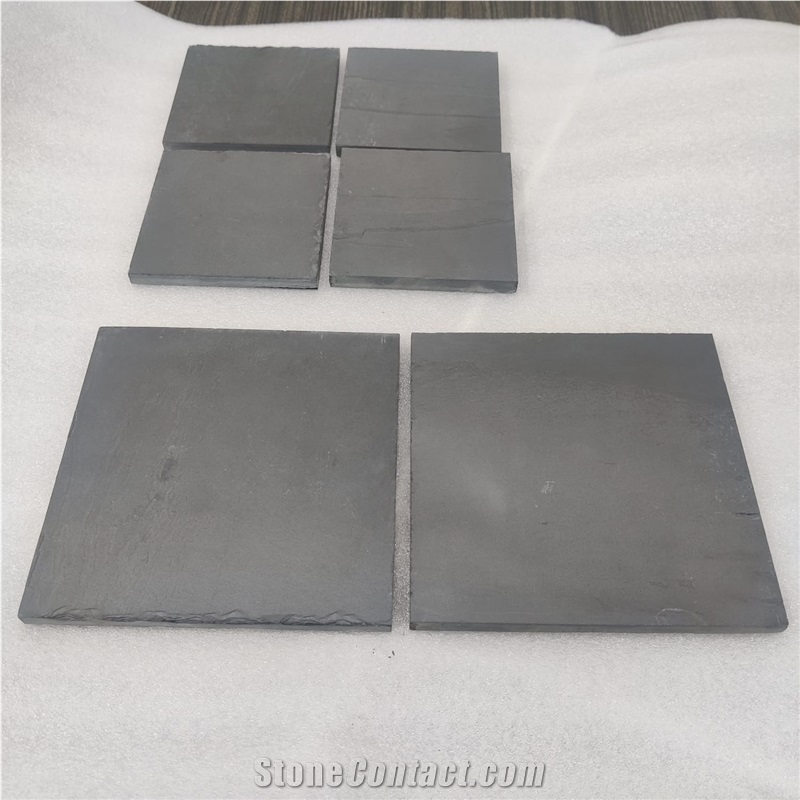 Black Slate Floor Tiles