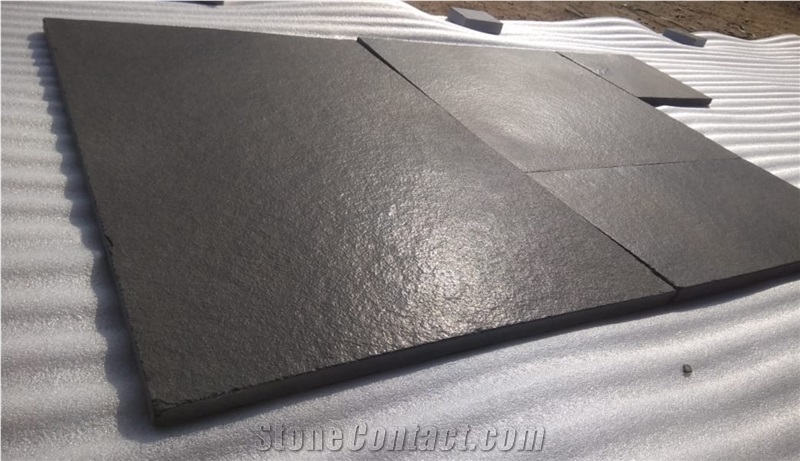 Cuddapah Black Limestone Slabs, Tiles