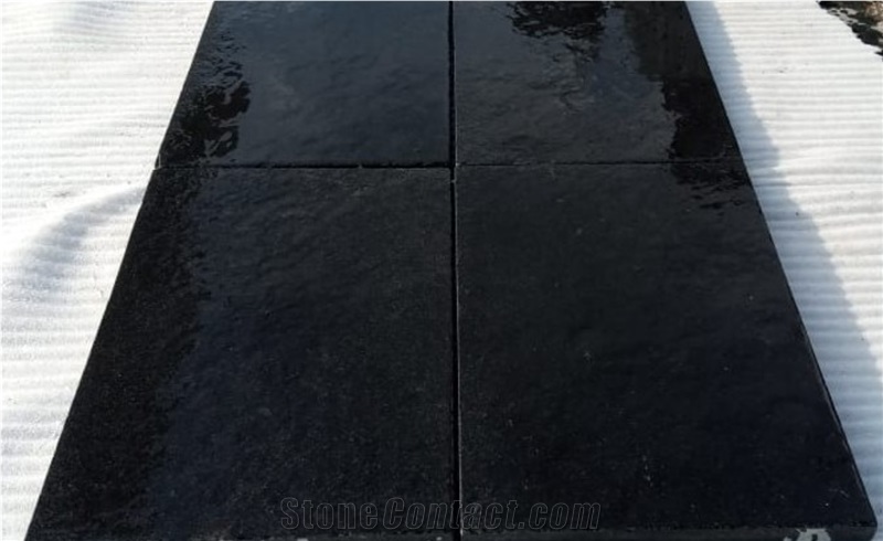 Cuddapah Black Limestone Slabs, Tiles