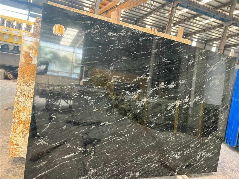 Dark Olive Green Granite Slabs